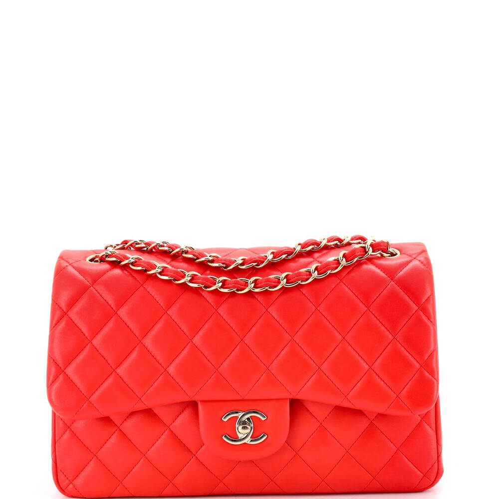 Chanel Jumbo Classic Double Flap Bag Quilted Lambskin